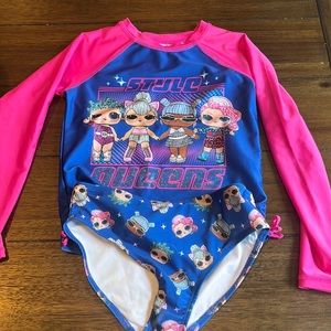 kids LOL doll girls swimsuit! size 10/12
